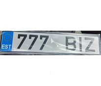 777 BIZ автомобильный номер