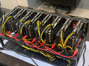 Mining rig / krüptokaevur 8x 3060TI Eth 480MH/s (1 foto / 3)