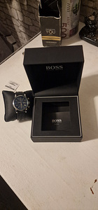 Hugo Boss watch/käekell model 1513384+ Hilfiger silikonrihm (5 foto / 5)