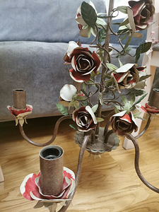 Laura Ashley roosidega lühter (4 foto / 5)
