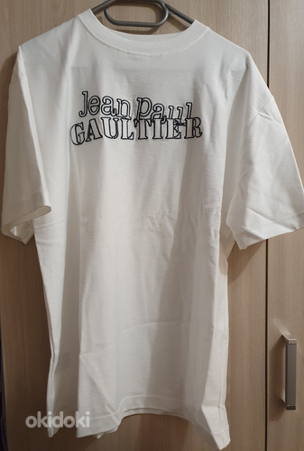 Jean Paul Gaultier tikandiga T-Särk unisex M suurus