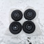 Пластинчатые шины Michelin X-Ice на жестяных дисках Ford 15 дюймов (фото #1)