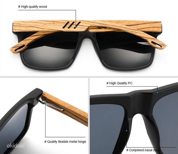 НОВЫЙ! Солнцезащитные очки из бамбука! (фото #1)