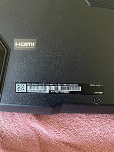 MSI Katana GF76 11UD (SKU: GF76 11UD-466XPL) (1 foto / 6)
