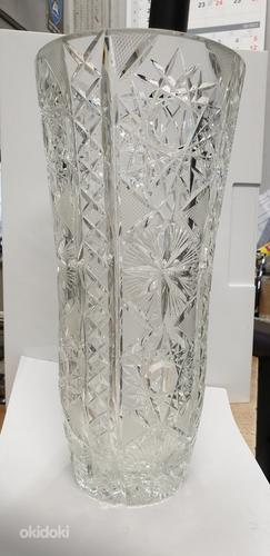 Хрустальеая ваза высота 30см.идеальное состояние (фото #2)