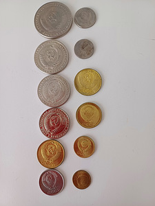 1958. aasta müntide koopiad, 12 tk (2 foto / 2)