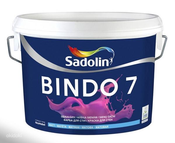Sadolin Bindo 7 seinavärv värv matt Q5.06.80 umbes 4L 40m2 (foto #1)