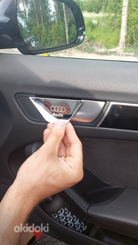 Audi embleem ukselinkides neli tükki (foto #4)