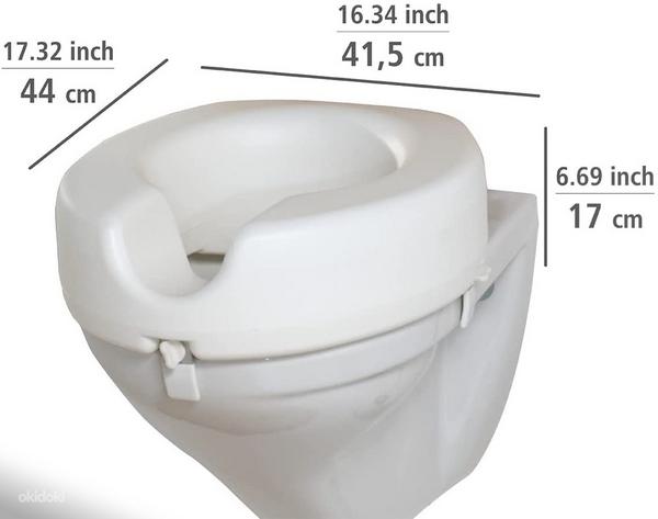 Мега! туалетный стульчак Weko Secura до 150 кг (фото #2)