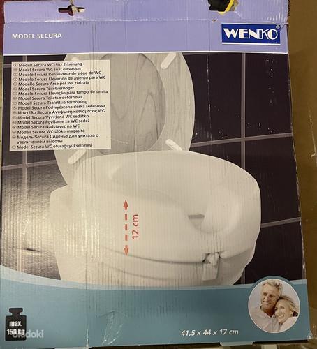 Мега! туалетный стульчак Weko Secura до 150 кг (фото #4)