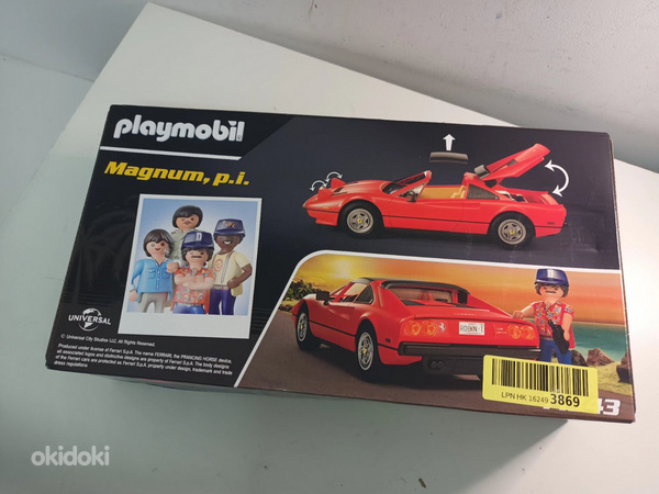 Playmobil Famous Cars 71343 Magnum Ferrari 308 GTS (фото #2)
