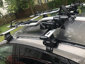 Thule ProRide 598/ Katuse rattahoidja katuseraam (8 foto / 9)