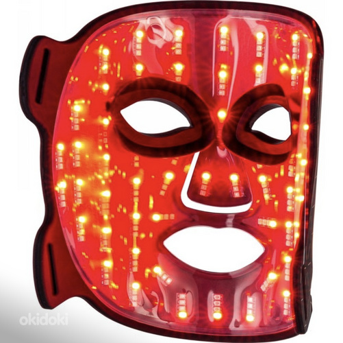 LED valgusteraapia mask näole Be OSOM Led Facial Mask Must (foto #6)