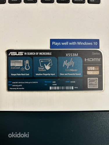 Ноутбук ASUS X553MA (фото #3)