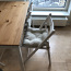 Обеденный стол iKEA с 4 стульями, круглой скамейкой и подушками (фото #3)