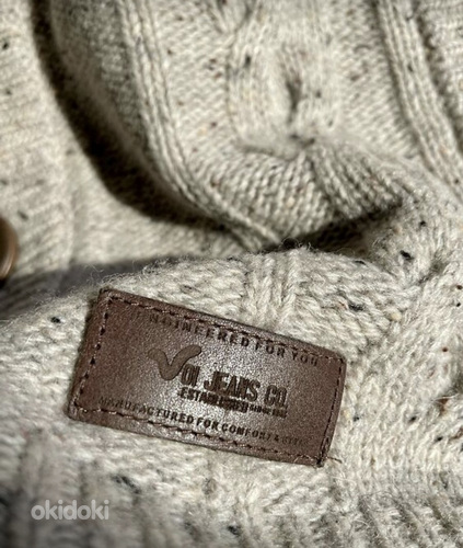 Толстый шерстяной свитер с капюшоном (фото #2)