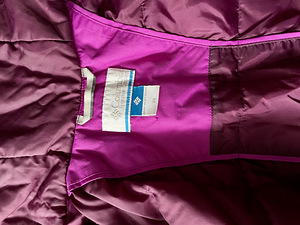 Uueväärne ilusa fuksia värvi Columbia suusajope (5 foto / 8)