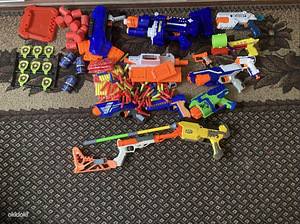 ПРОДАМ ДЕТСКИЕ ИГРУШКИ NERF Б/У В ХРОШЕМ СОСТОЯНИИ (1 фото из 1)
