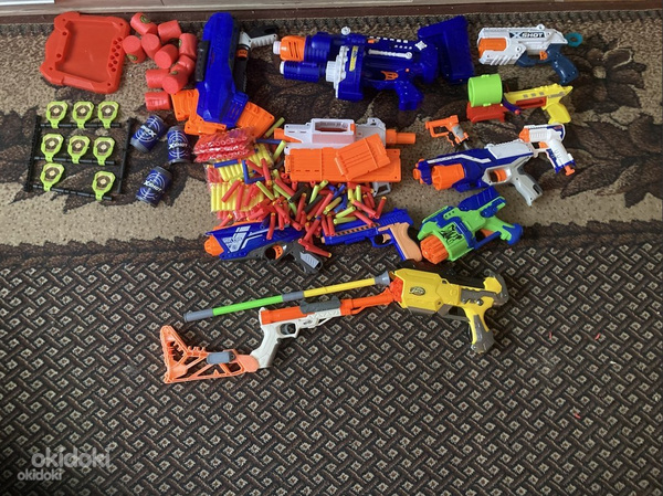 ПРОДАМ ДЕТСКИЕ ИГРУШКИ NERF Б/У В ХРОШЕМ СОСТОЯНИИ