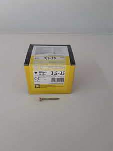 CS struktuurne puidukruvi 3,5×45 200tk/pakk (3 foto / 4)
