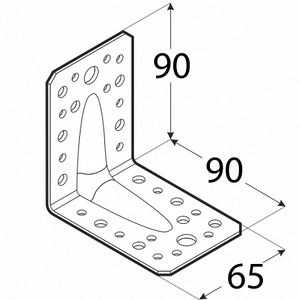 KPS 1 Уголок усиленный 90х90х65х1,5 мм (2 фото из 2)