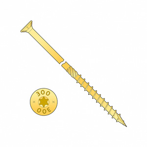 Puidukruvi CS 5×80 200 tk/pakk TORX T25 (1 foto / 3)