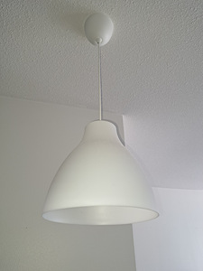 Valge laelamp, diameeter 28 cm (2 foto / 4)