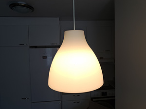 Valge laelamp, diameeter 28 cm (4 foto / 4)