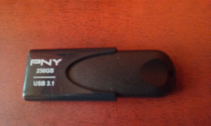PNY 3.1 256GB töökorras, suurepärases korras (1 foto / 2)