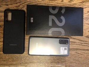 Samsung galaxy S20 128GB, + SMART CLEAR VIEW ümbris (2 foto / 2)