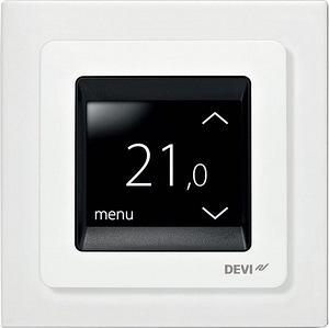 Termostaat DEVIreg™ Touch 140F1064 valge termoregulaator