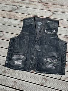 Кожаный жилет / Nahkvest (3 фото из 8)