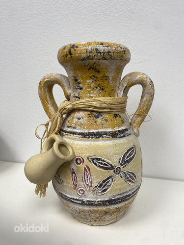 Глиняный кувшин-ваза (фото #1)