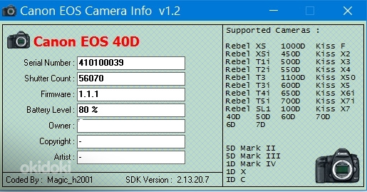 Canon EOS 40D Kit & EF-S 55-250mm f/4-5.6 IS II (foto #4)