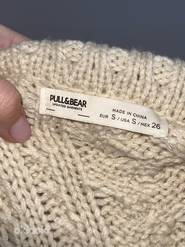 Knit sweater oversize pull&bear/ вязанный свитер (фото #4)