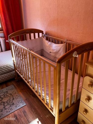 Продается детская кроватка-люлька в очень хорошем состоянии. (фото #5)
