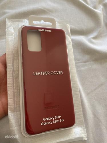 Чехол Samsung Galaxy S20 Plus Leather Cover натуральная кожа (фото #1)