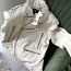 Белая кожаная куртка zara, унисекс (фото #2)