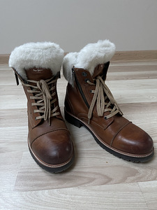 Брендовые кожаные ботинки Pepe Jeans (1 фото из 8)