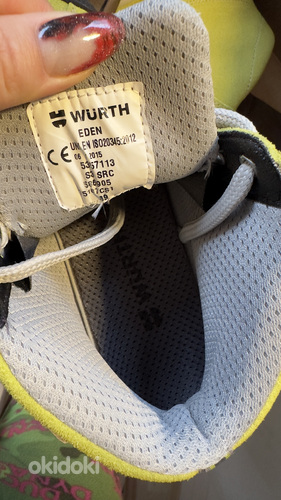 Защитная обувь кроссовки Wurth Италия новые с биркой (фото #7)