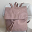 Розовый пудровый кожаный рюкзак Massimo Dutti (фото #1)