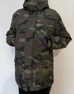 Tuule- ja veekindel khaki militaarparkajakk (1 foto / 5)