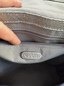 Кожаная сумка Ecco crossbody кросс-боди / kott Ecco (3 фото из 9)