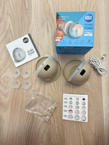 Электрический двойной молокоотсос CANPOL BABIES SMARTSENSE
