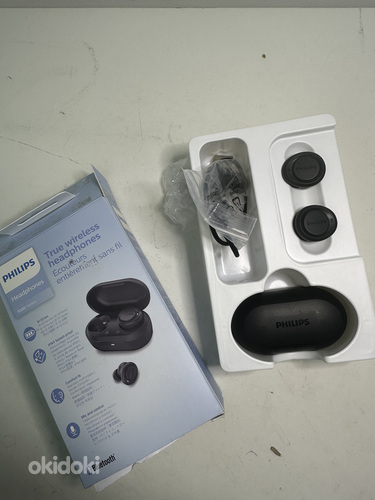 Täisjuhtmevabad kõrvaklapid Philips TAT1215BK, must (фото #2)