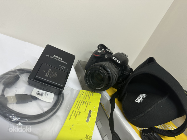 Peegelkaamera Nikon D3200 + 2 aku (foto #2)