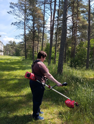 Akuga võsalõikur.