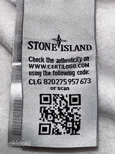 Stone Island zip hoodie white (foto #5)