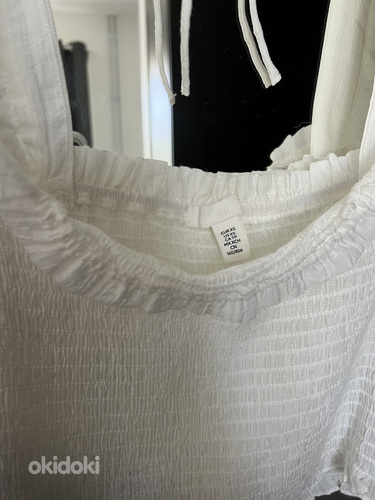 (NEW) H&M Puff-sleeve square neck top (foto #3)