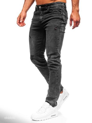 Musta värvi meeste teksad, 33L (foto #7)